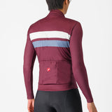 Maglia maniche lunghe Castelli Lineare - Bordeaux - A