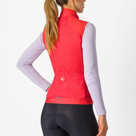 Gilet donna Castelli Espresso - Rosa - E