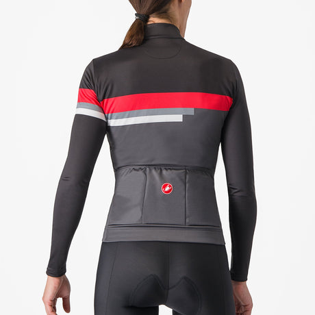 Maglia donna maniche lunghe Castelli Tornare - Grigio - F