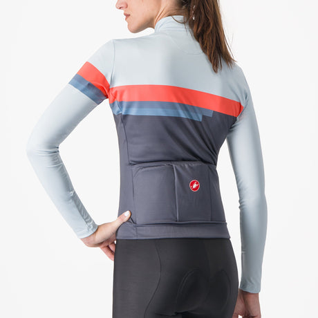 Maglia donna maniche lunghe Castelli Tornare - Blu - Q