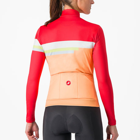 Maglia donna maniche lunghe Castelli Tornare - Arancio - P