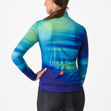 Maglia donna maniche lunghe Castelli Phase - Blu - O