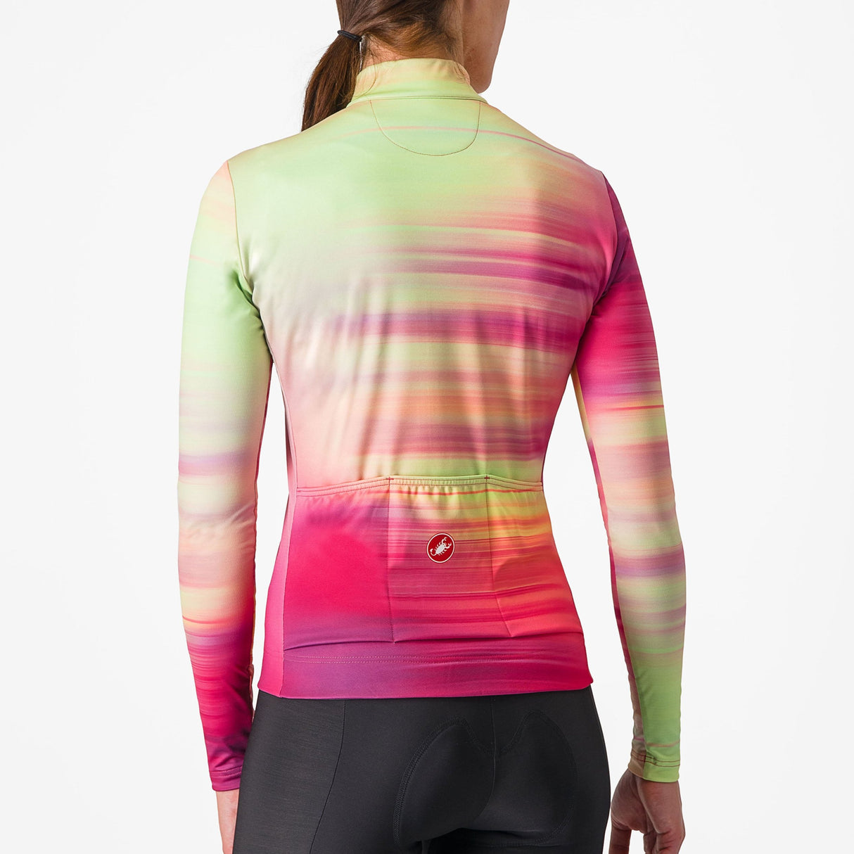 Maglia donna maniche lunghe Castelli Phase - Rosa - L