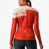 Maglia donna maniche lunghe Castelli Unlimited Thermal - Rosso - B