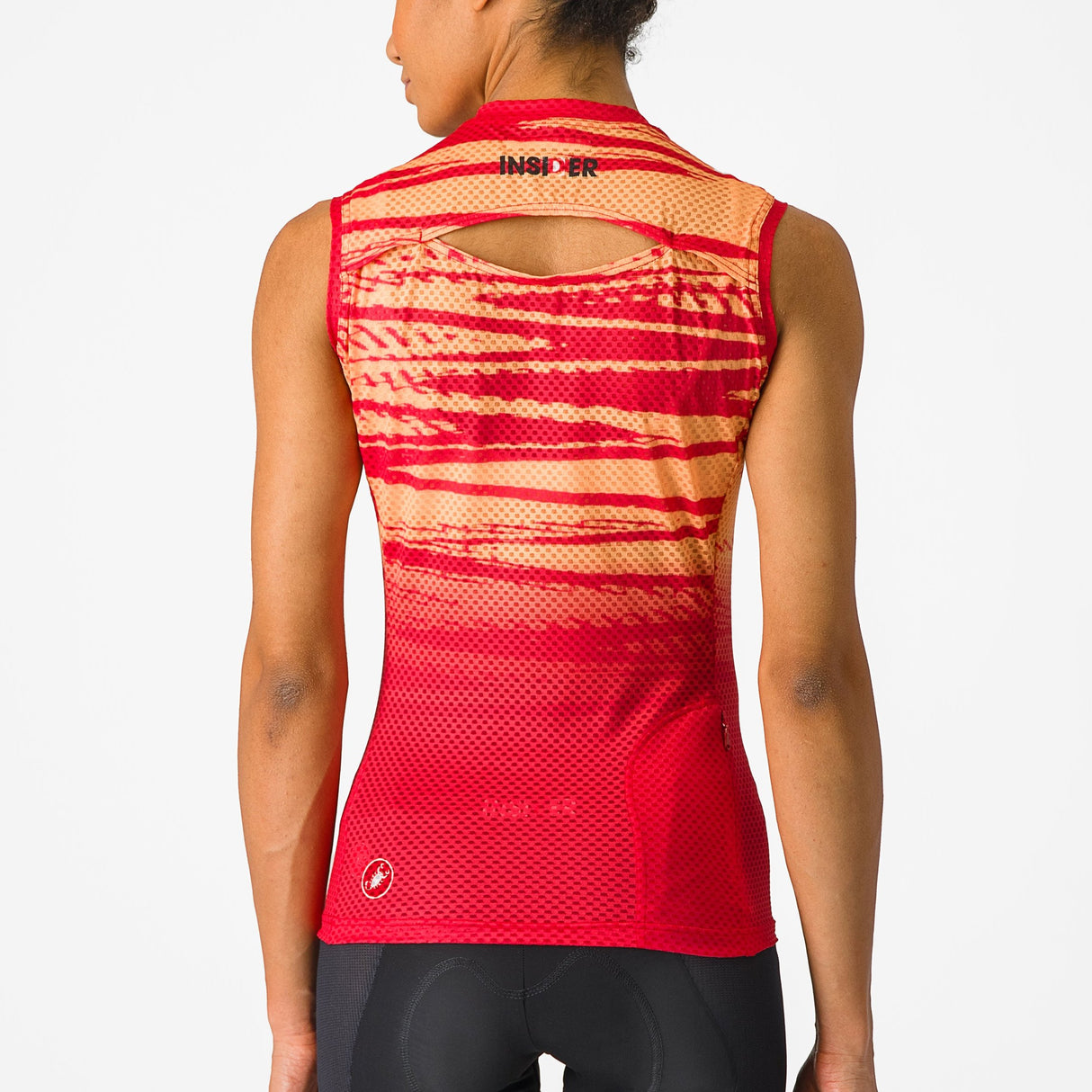 Maglia donna senza maniche Castelli Insider 2 - Rosa - P