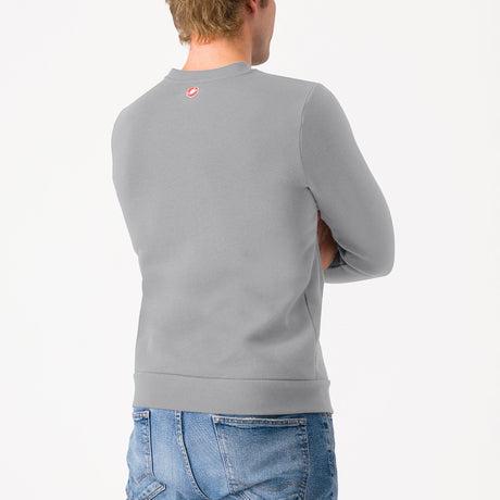 Felpa senza cappuccio Castelli Classico - Grigio - G