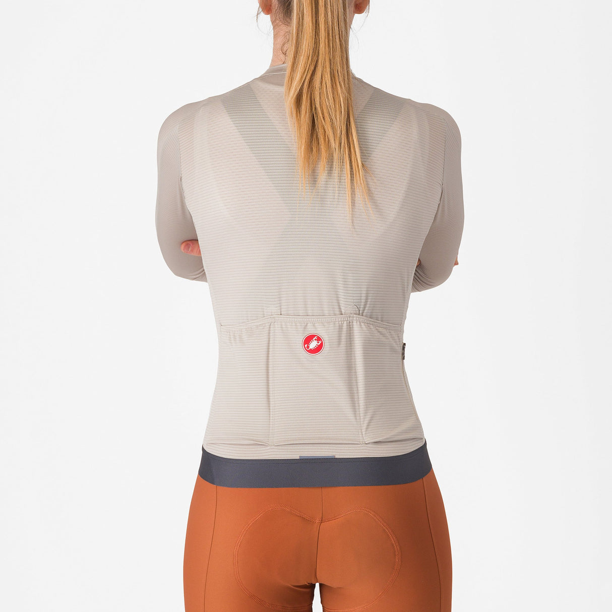 Maglia donna maniche lunghe Castelli Espresso - Beige - C