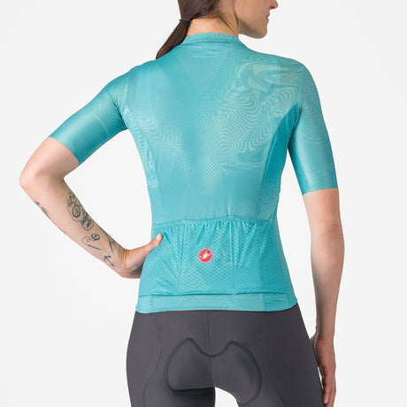 Maglia donna Castelli Fantasia - Azzurro - O