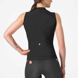 Maglia donna senza maniche Castelli Sole - Nero - A
