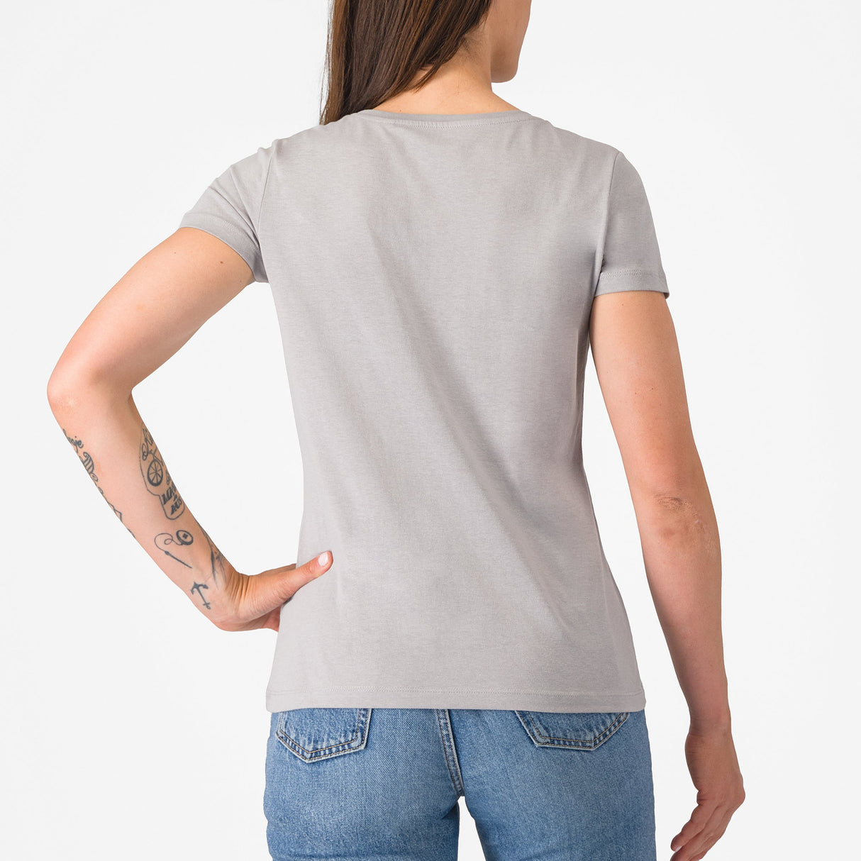 T-Shirt donna Castelli '76 - Grigio - P
