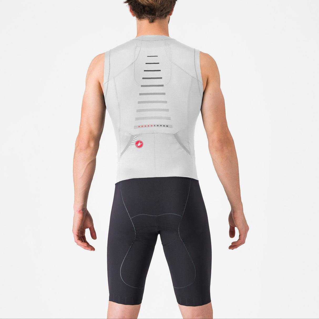 Body senza maniche Castelli Free Sanremo 3 Suit - Bianco - Q