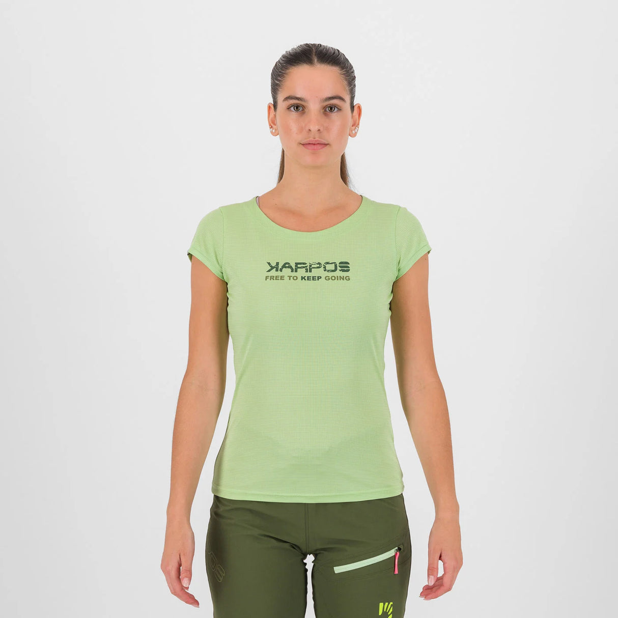 T-Shirt donna Karpos Val Federia - Verde - M