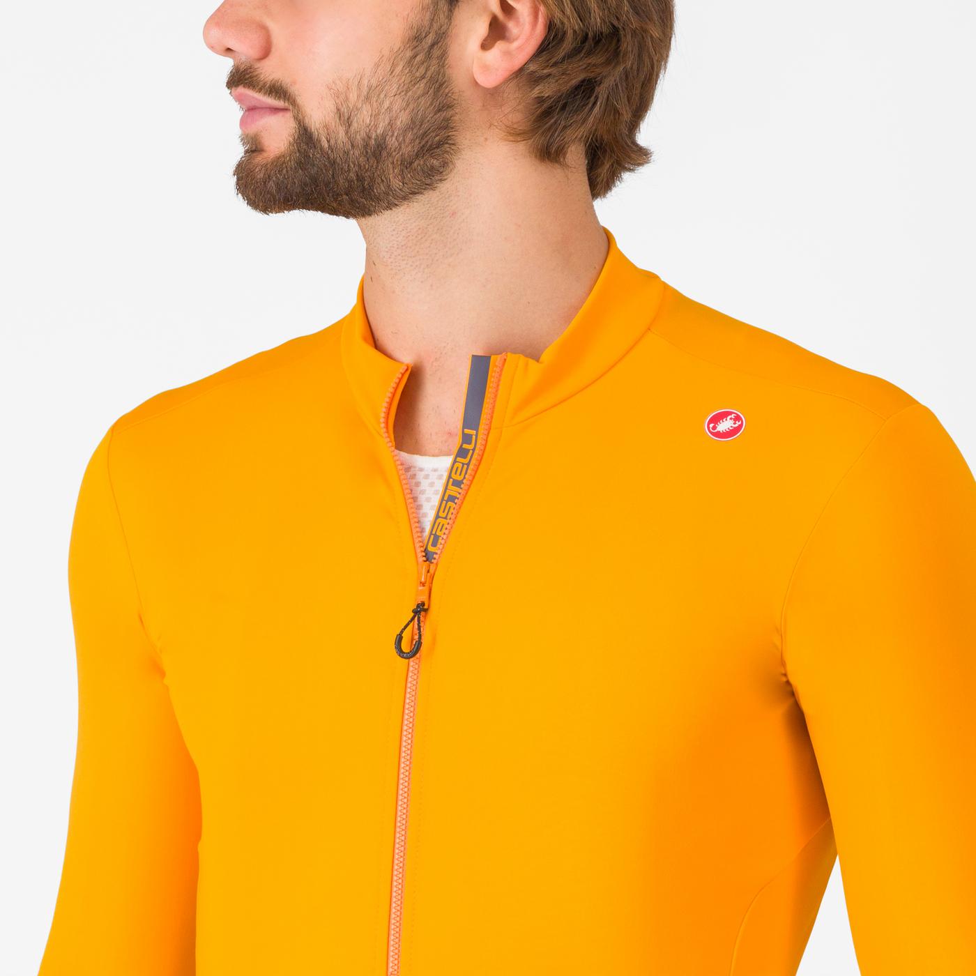 Maglia maniche lunghe Castelli Espresso Thermal - Giallo