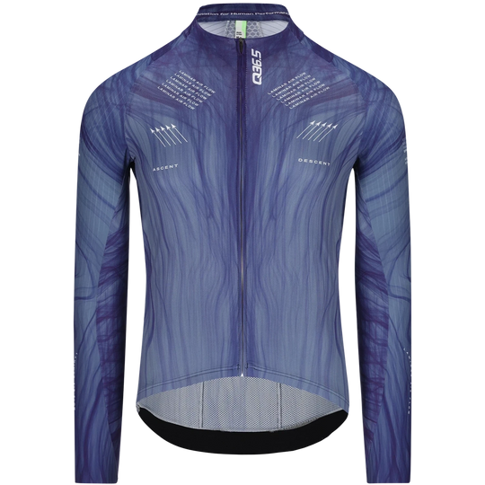 Q36.5 Gregarius Hybrid Aeroflow long sleeves jersey - Blue