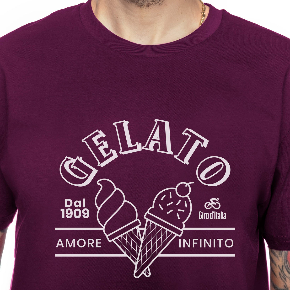 T-Shirt Gelato Amore Infinito Giro d'Italia