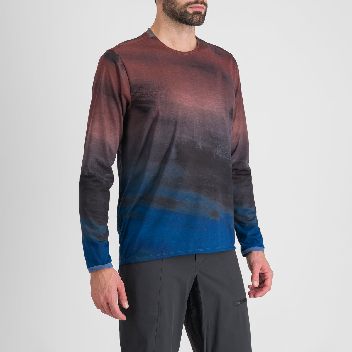 Maglia Manica Lunga IXS Flow X Uomo – Traspirante, Elasticizzata, Per All Mountain E Bike FR