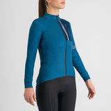 Maglia donna maniche lunghe Sportful Supergiara - Blu - C