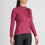 Maglia donna maniche lunghe Sportful Supergiara - Rosa - H