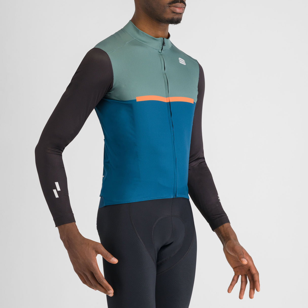 Maglia maniche lunghe Sportful Pista - Blu verde - C