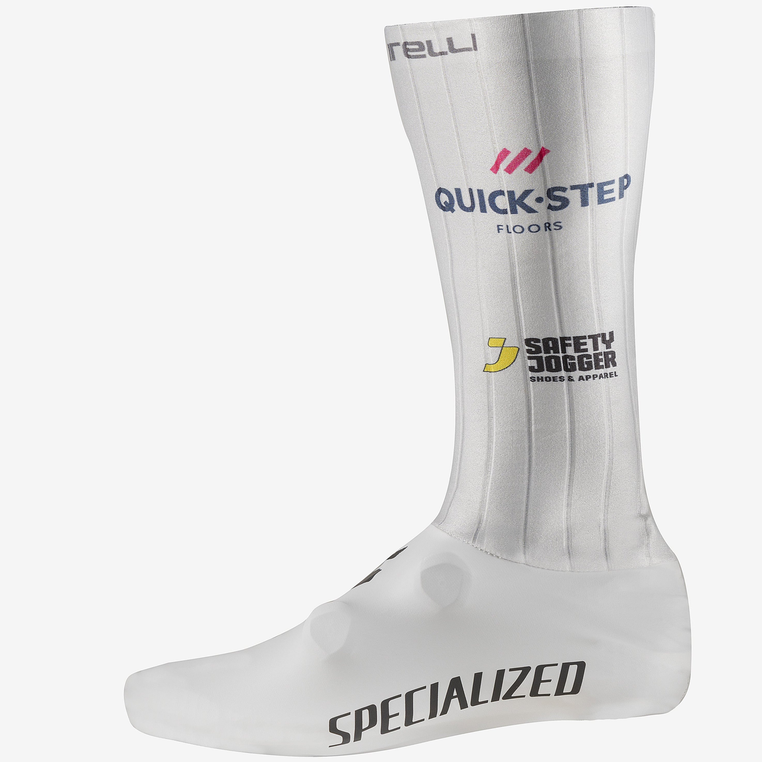 Copriscarpe Castelli Soudal Quick-Step 2025 Fast Feet 2 TT - N