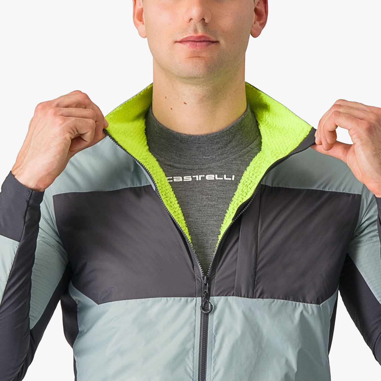 Giacca Castelli Unlimited Puffy - Verde chiaro - L