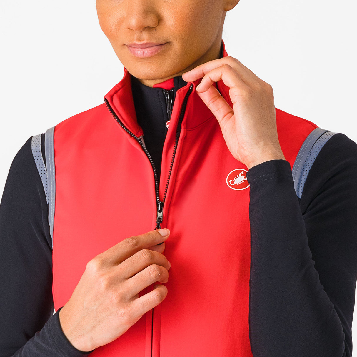 Gilet donna Castelli Perfetto RoS 2 - Rosa scuro - G