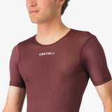 Maglia intima Castelli Pro Mesh 2.0 - Bordeaux scuro - D