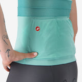 Maglia donna senza maniche Castelli Anima 4 - Azzurro - P