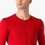 Maglia maniche lunghe Castelli Fly - Rosso - N