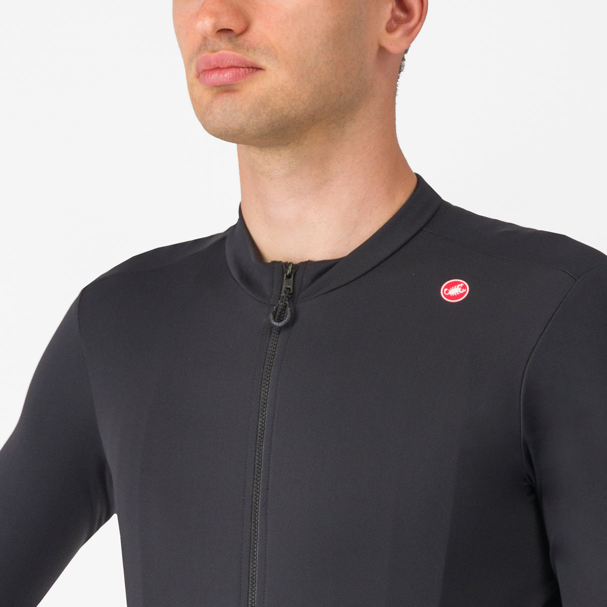 Maglia maniche lunghe Castelli Espresso Thermal - Nero - A