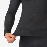 Maglia intima maniche lunghe Castelli Merino Seamless - Nero - D