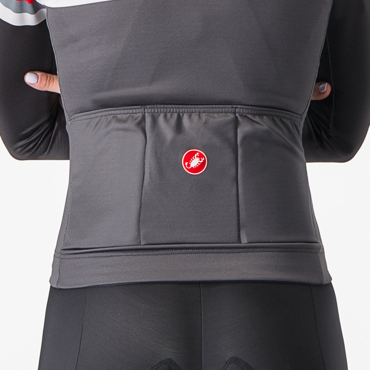 Maglia donna maniche lunghe Castelli Tornare - Grigio - I