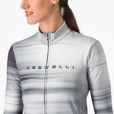 Maglia donna maniche lunghe Castelli Phase - Bianco - G