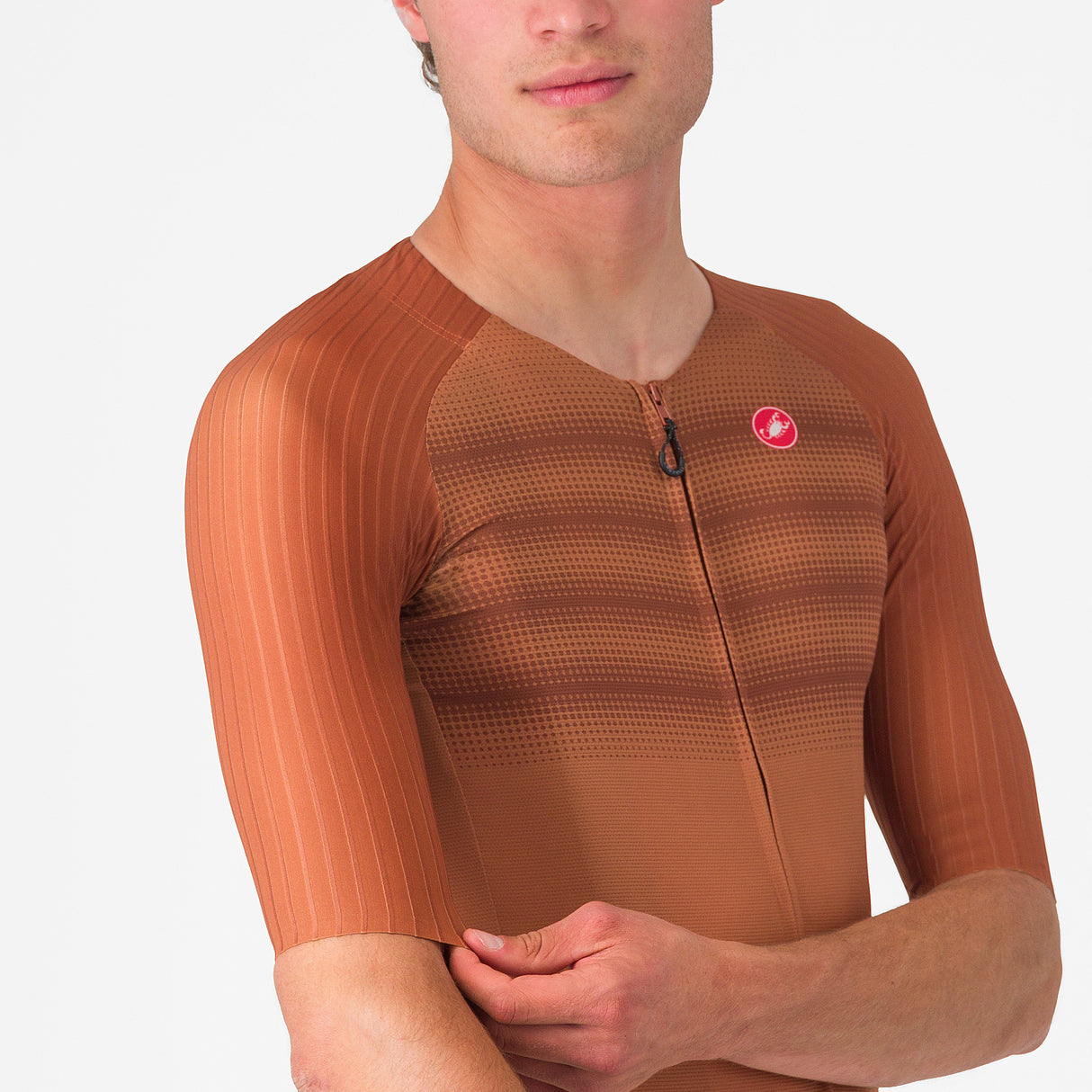 Maglia Castelli Aero Race 8S - Marrone - L