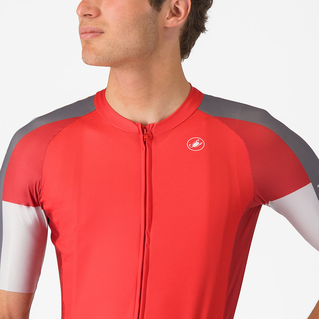 Maglia Castelli Entrata 6 - Rosso grigio scuro - D