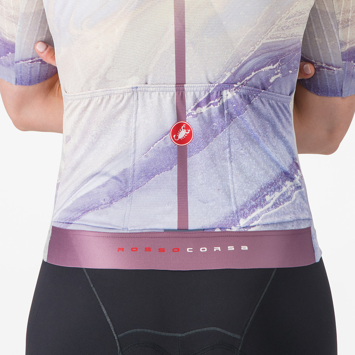 Maglia donna Castelli Aero Pro 8S - Viola - M
