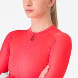 Maglia donna maniche lunghe Castelli Espresso - Rosa - B