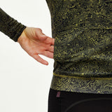 Jersey women’s long-sleeve Pas Normal Studios Essential Light AOP Grain - Green