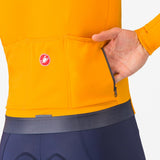 Maglia maniche lunghe Castelli Espresso Thermal - Giallo