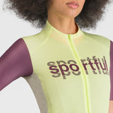 Maglia donna Sportful Supergiara Logo - Giallo - Q