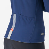 Maglia maniche lunghe donna Castelli Tutto Nano RoS - Blu scuro - O