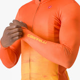 Maglia maniche lunghe Castelli Unlimited Thermal - Arancio - Q