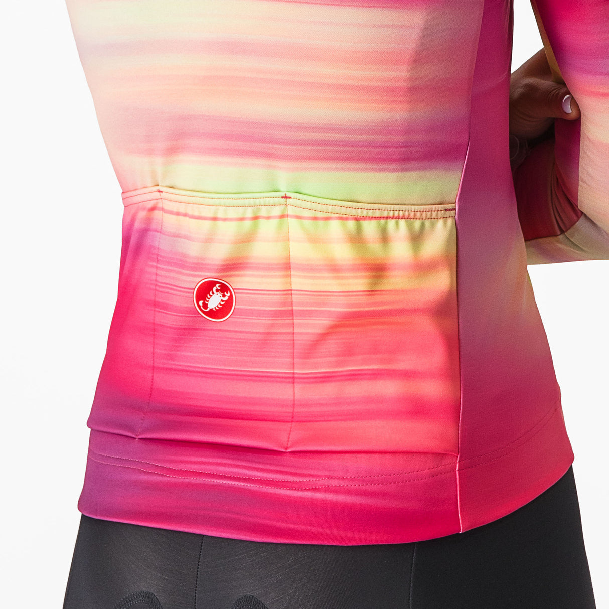 Maglia donna maniche lunghe Castelli Phase - Rosa - N