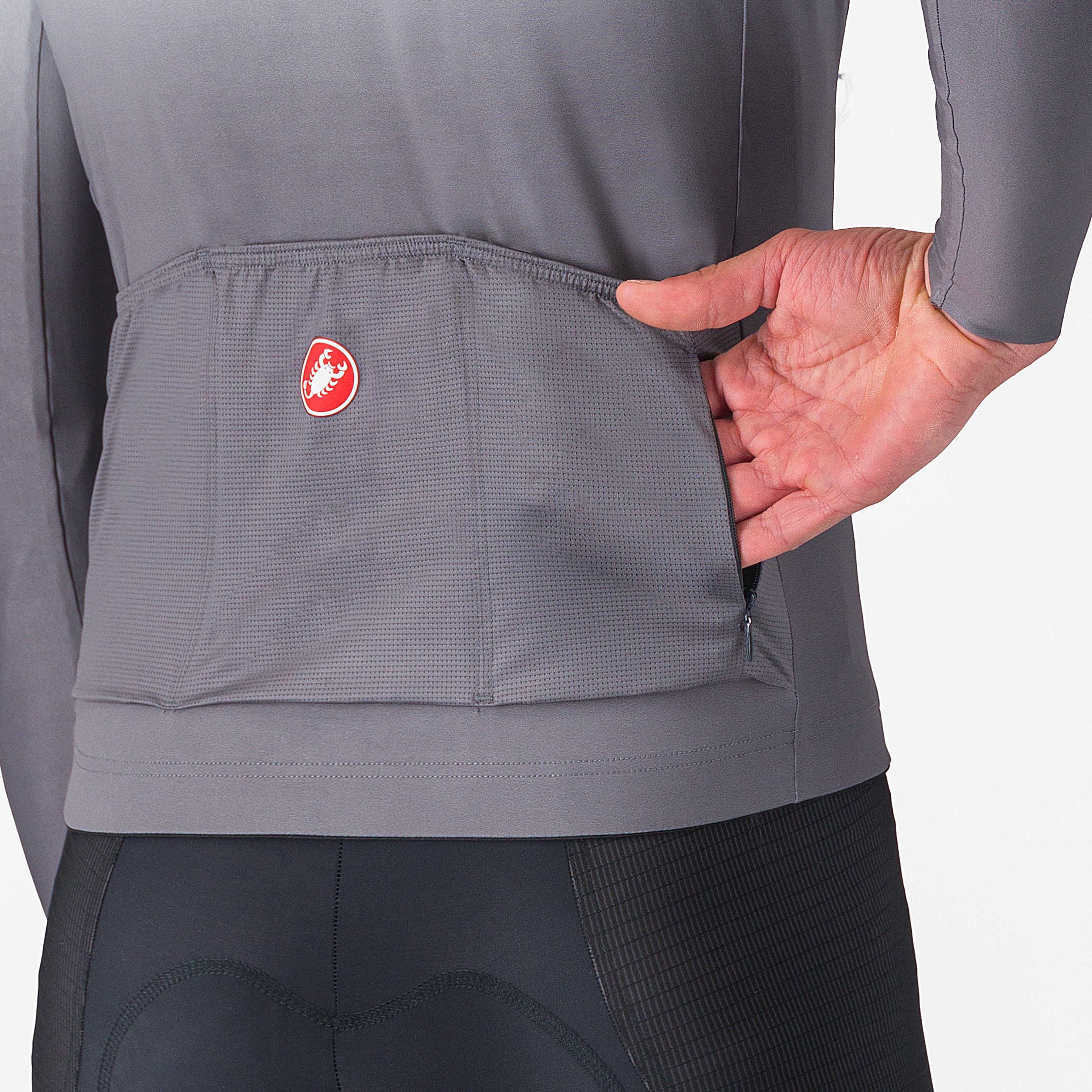 Castelli UPF long sleeve jersey - Grey