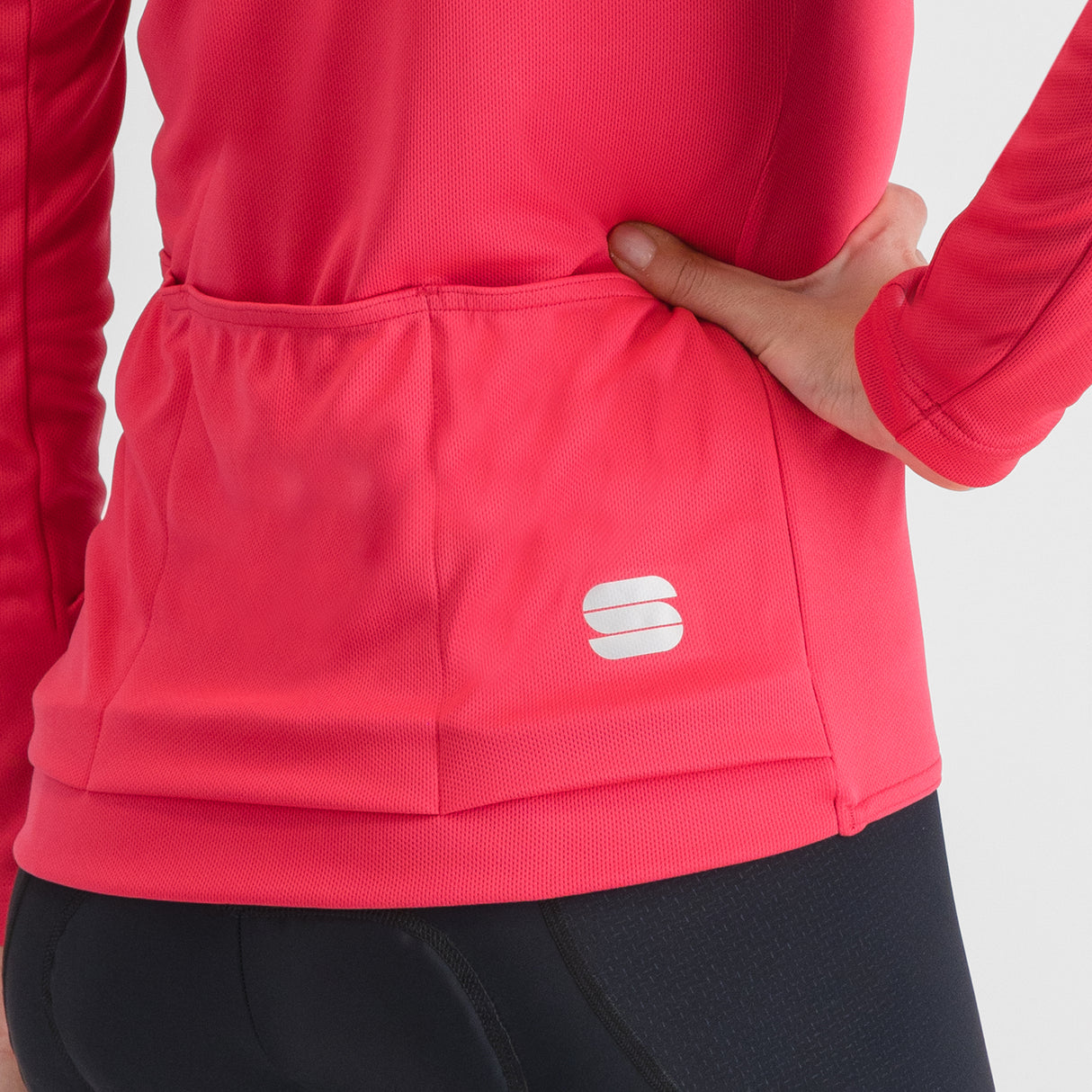 Maglia donna maniche lunghe Sportful Matchy - Rosa scuro - H