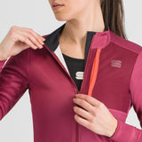 Maglia donna maniche lunghe Sportful Supergiara - Rosa - L