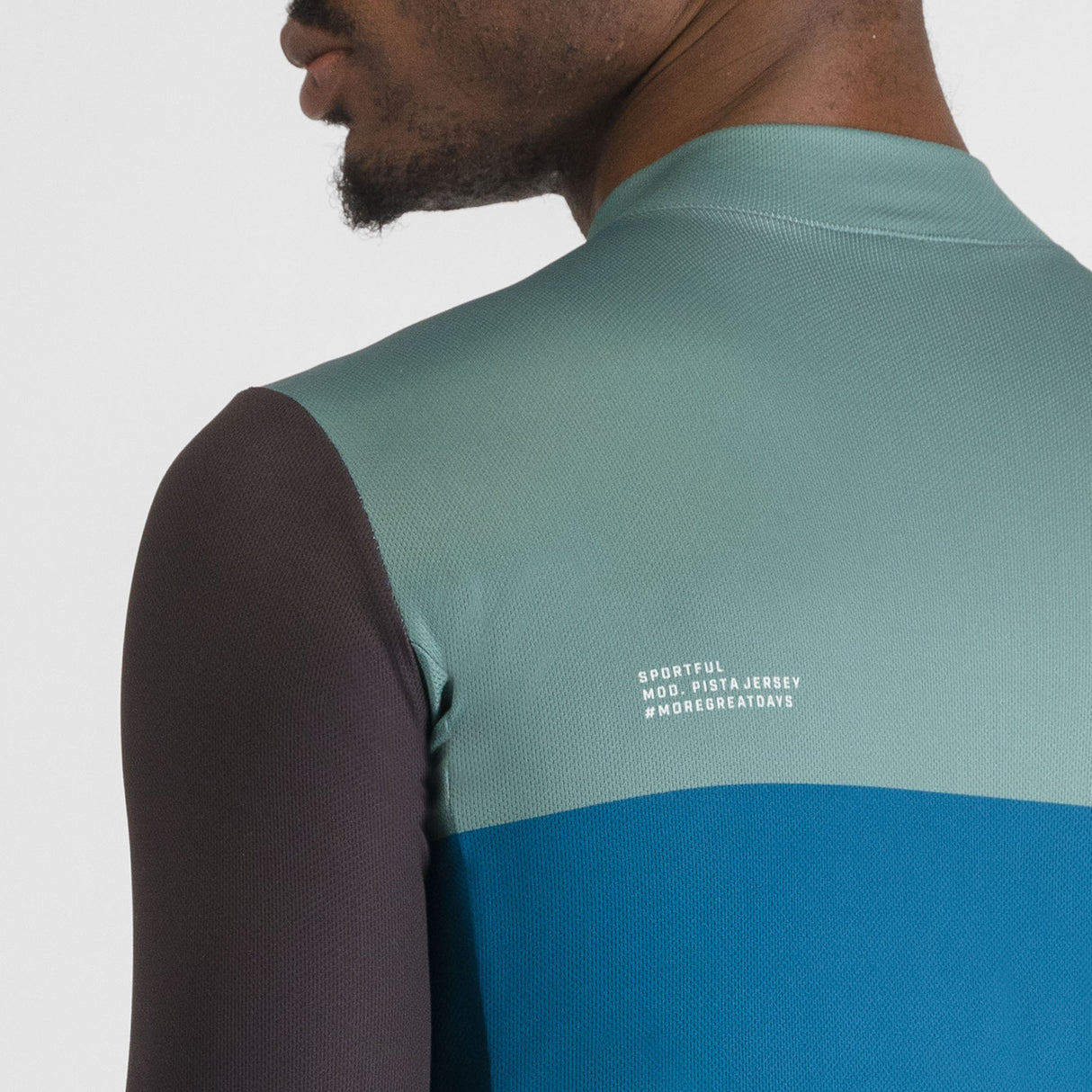 Maglia maniche lunghe Sportful Pista - Blu verde - E