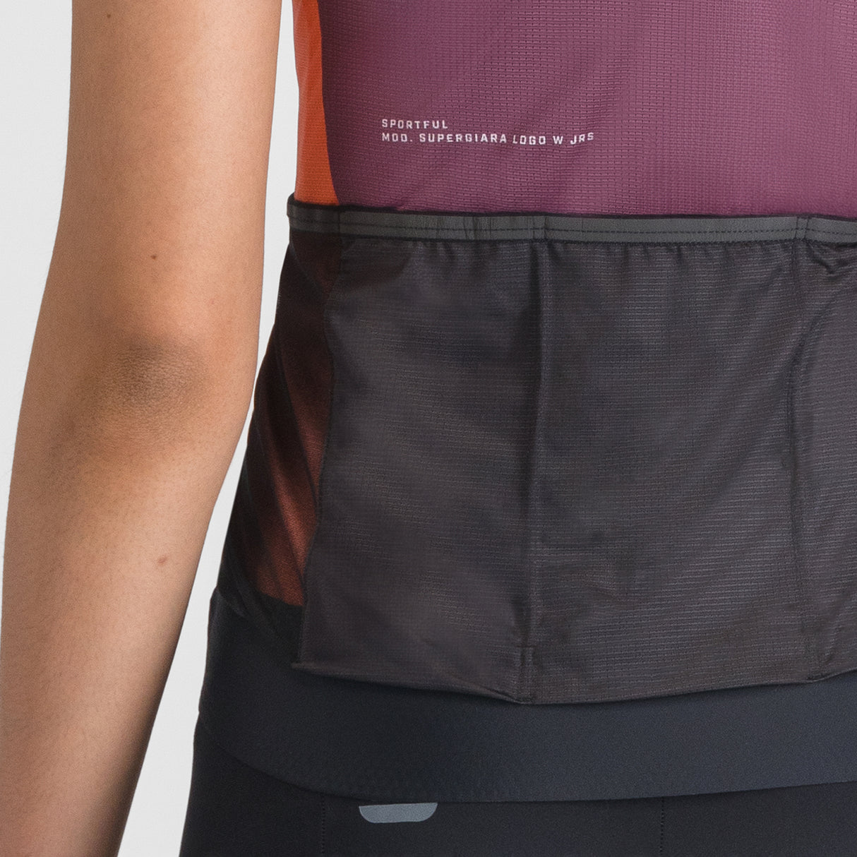 Maglia donna Sportful Supergiara Logo - Bordeaux - G