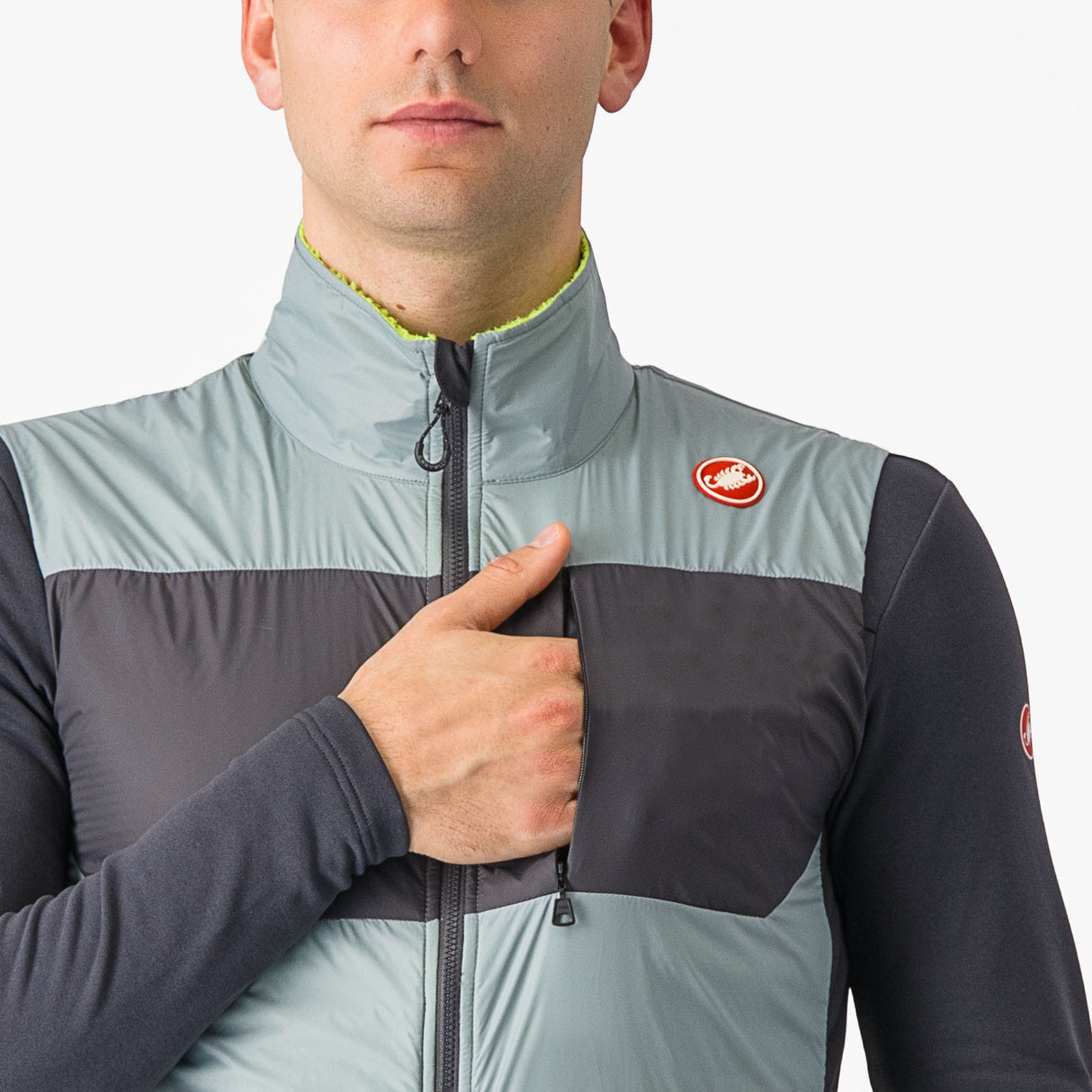 Gilet Castelli Unlimited Puffy - Verde chiaro - C