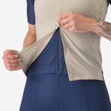Gilet donna Castelli Espresso - Beige - C